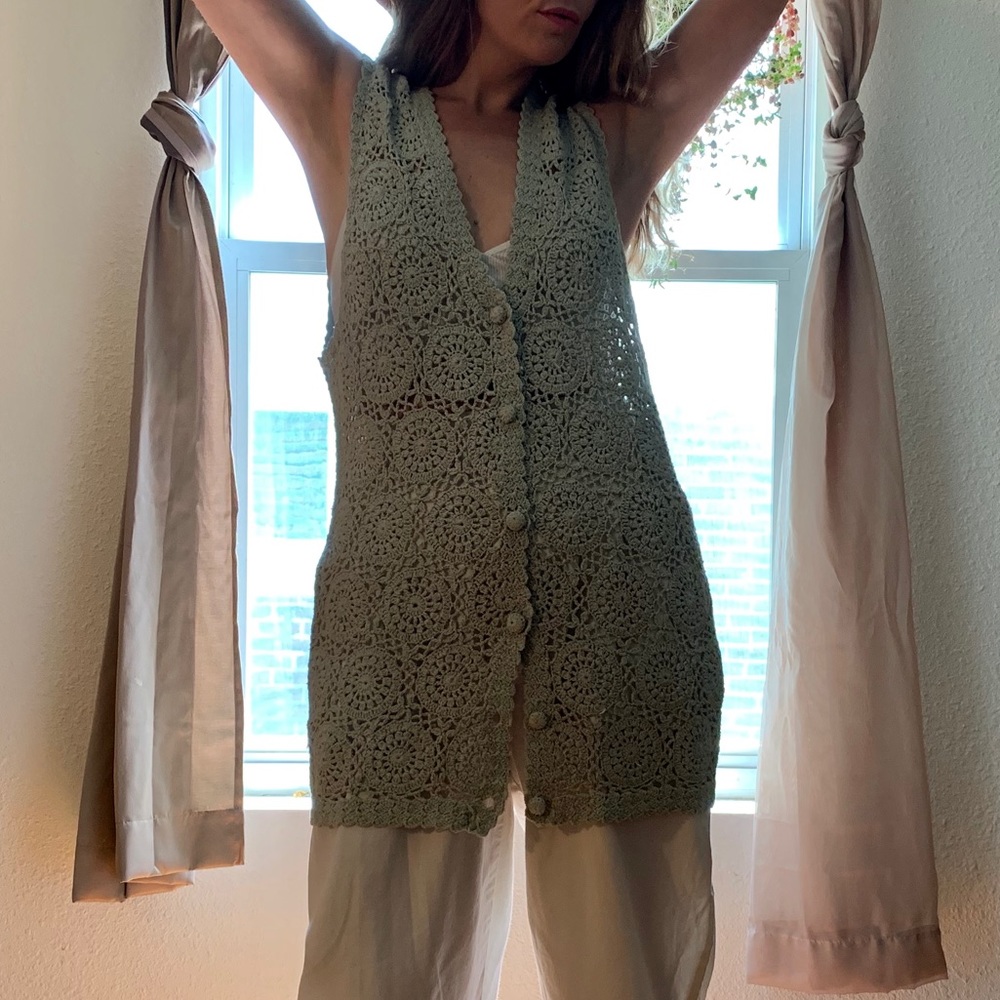 Vintage Crochet Dress - Picture 3 of 7